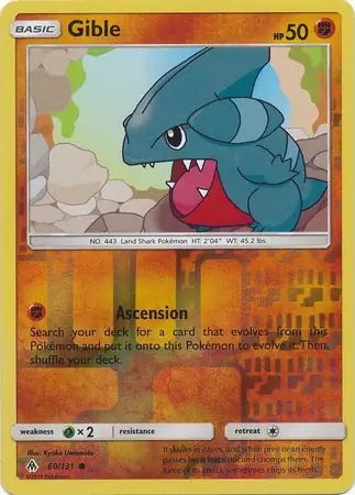 Forbidden Light Gible #60/131 reverse holo
